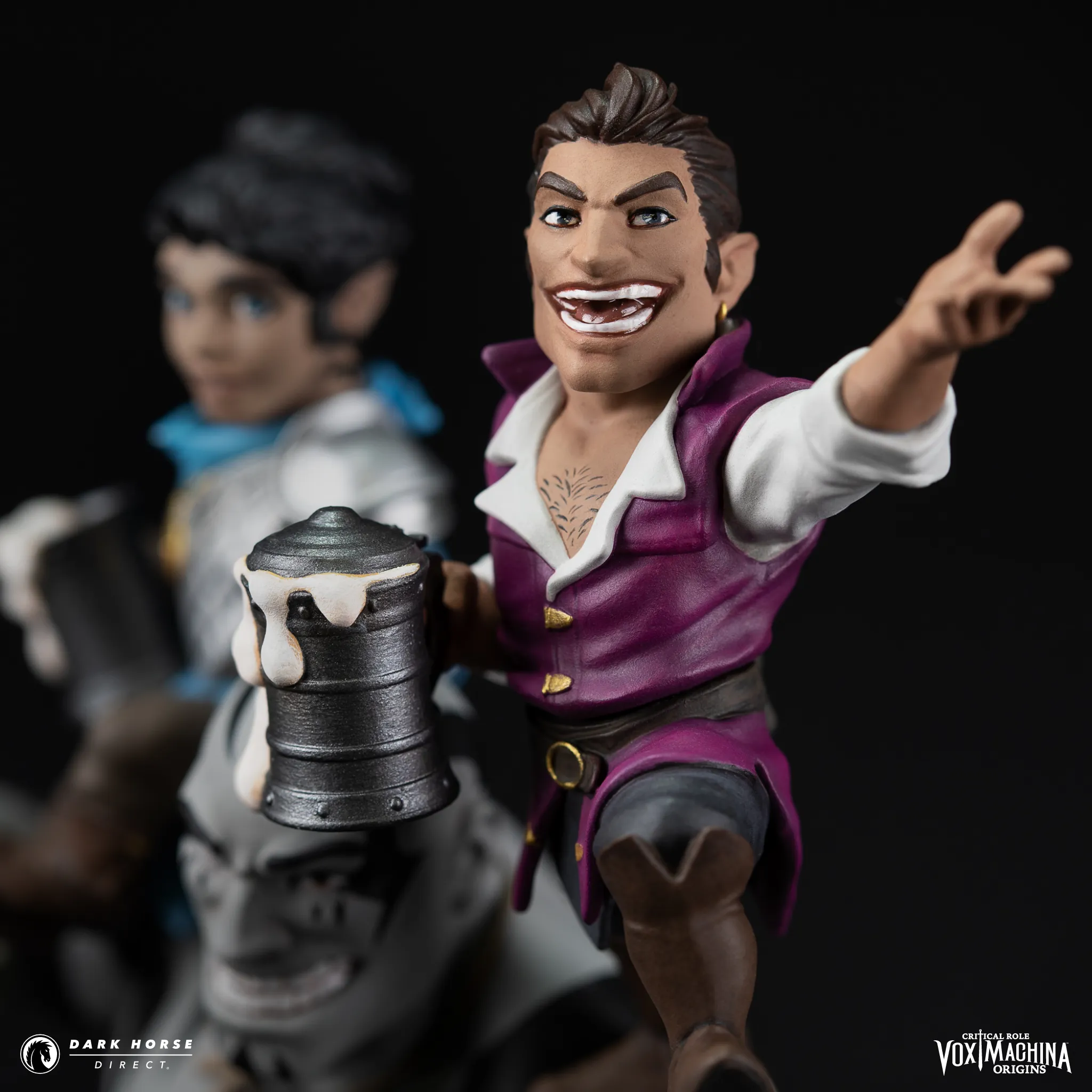 Vox Machina Origins - Grog Strongjaw, Pike Trickfoot, and Scanlan Shorthalt Bust