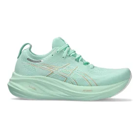 Women's Asics GEL-Nimbus 26, Mint Tint/Pale Mint, 6.5 B Medium