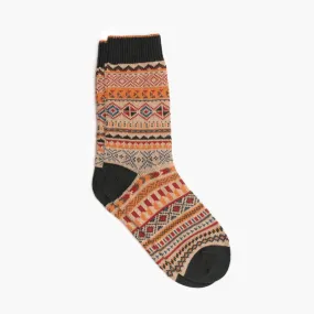 Women's Sodello Geo Sock | Ginger Spice