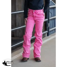 *YOUTH* RETRO PINK SIGNATURE TROUSER DENIM